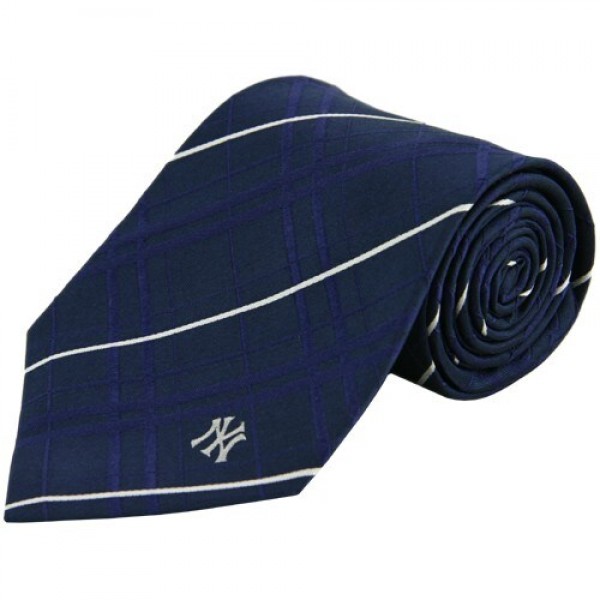 New York Yankees Navy Oxford Woven Tie