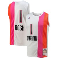 Джерси Miami Heat Chris Bosh Mitchell & Ness White 2011/12 Hardwood Classics Swingman