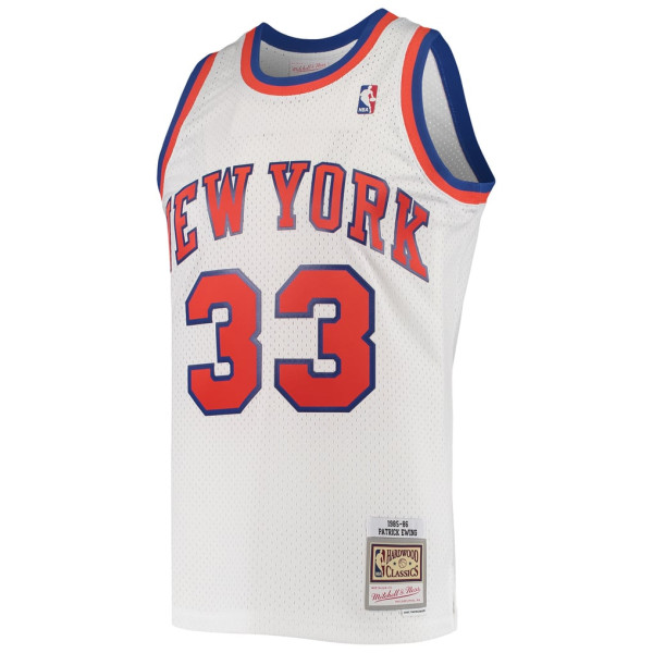 Джерси Patrick Ewing New York Knicks Mitchell & Ness 1985/86 Hardwood Classics Swingman - White