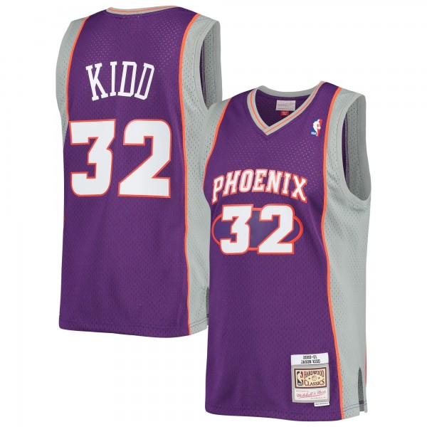 Игровая форма  Jason Kidd Phoenix Suns Mitchell & Ness 2001/02 Hardwood Classics Swingman - Purple