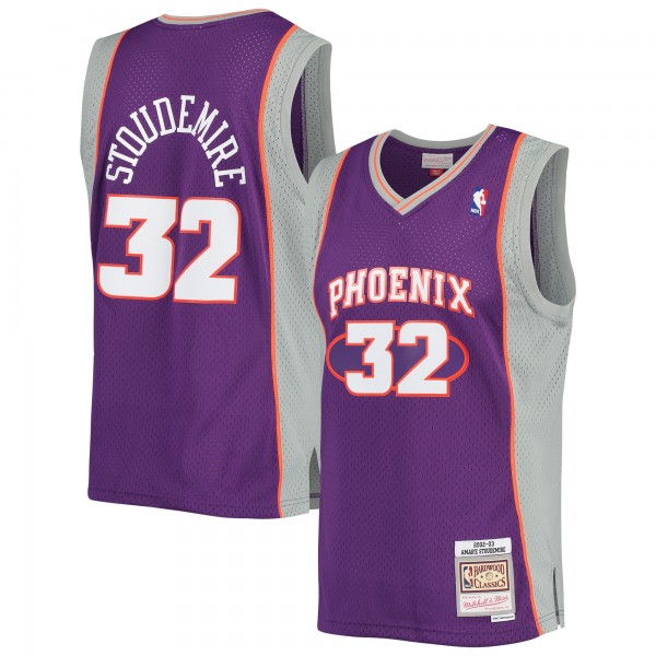 Игровая форма  Amare Stoudemire Phoenix Suns Mitchell & Ness 2001/02 Hardwood Classics Swingman - Purple