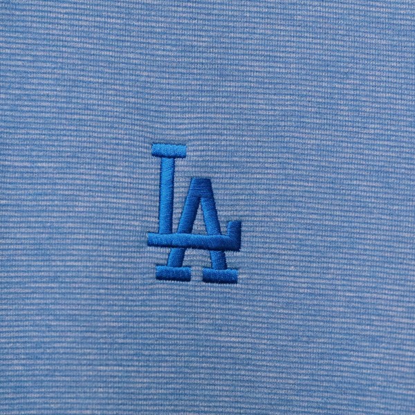 Кофта на короткой молнии Los Angeles Dodgers Vineyard Vines Saltwater - Light Blue