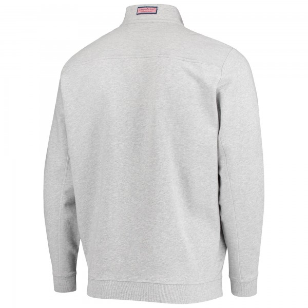 Кофта на короткой молнии Los Angeles Dodgers Vineyard Vines Shep - Gray