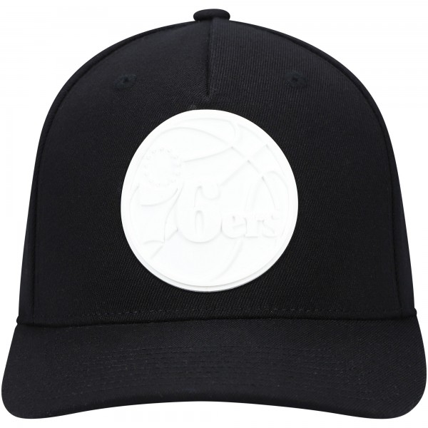 Бейсболка Philadelphia 76ers Mitchell & Ness Casper Stretch - Black - официальный мерч NBA