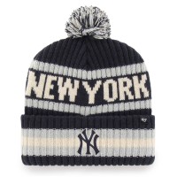 Шапка с помпоном New York Yankees 47 Bering Cuffed Knit - Navy