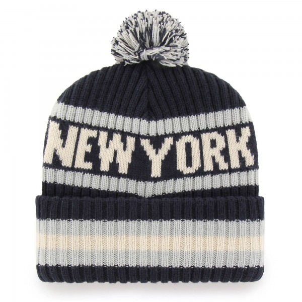 Шапка с помпоном New York Yankees 47 Bering Cuffed Knit - Navy
