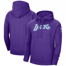 Толстовка с капюшоном Los Angeles Lakers Nike 2021/22 City Edition Essential Logo - Purple