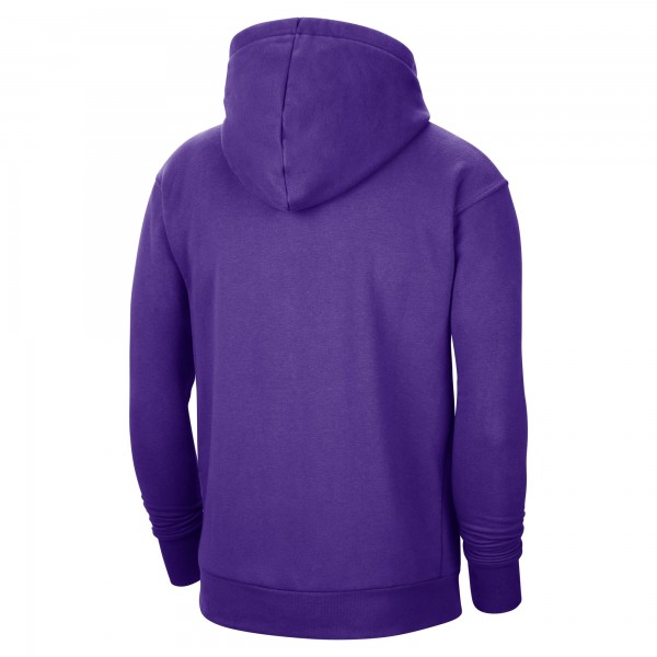 Толстовка с капюшоном Los Angeles Lakers Nike 2021/22 City Edition Essential Logo - Purple - фирменная одежда NBA