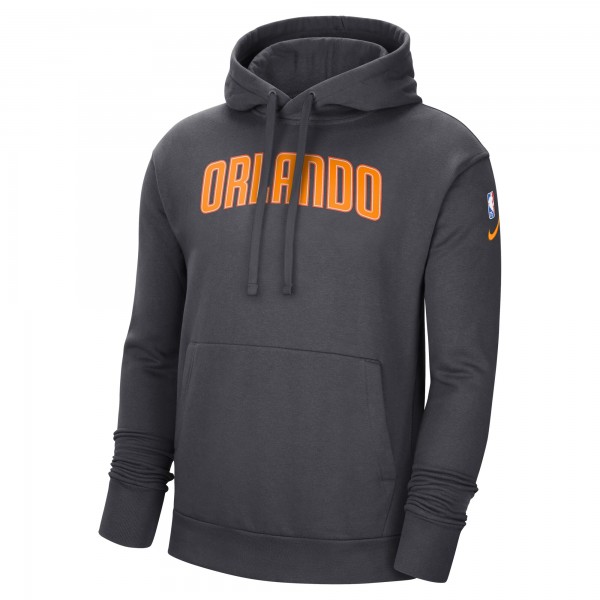 Толстовка с капюшоном Orlando Magic Nike 2021/22 City Edition Essential Logo - Anthracite - фирменная одежда NBA