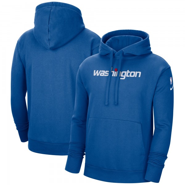 Толстовка с капюшоном Washington Wizards Nike 2021/22 City Edition Essential Logo - Royal - фирменная одежда NBA