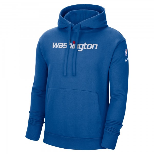 Толстовка с капюшоном Washington Wizards Nike 2021/22 City Edition Essential Logo - Royal - фирменная одежда NBA