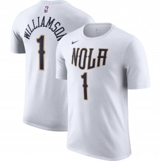Именная футболка Zion Williamson New Orleans Pelicans Nike 2021/22 City Edition - White