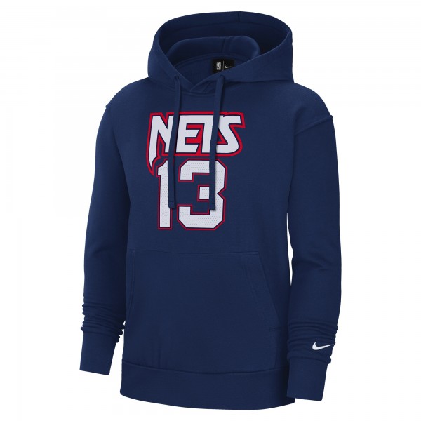 Толстовка с капюшоном James Harden Brooklyn Nets Nike 2021/22 City Edition - Navy - фирменная одежда NBA