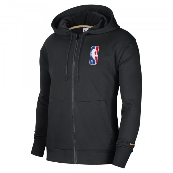 Толстовка на молнии Toronto Raptors Nike 2021/22 City Edition Courtside Heavyweight Fleece - Black - фирменная одежда NBA