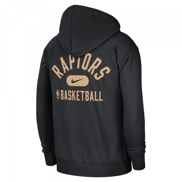 Толстовка на молнии Toronto Raptors Nike 2021/22 City Edition Courtside Heavyweight Fleece - Black - фирменная одежда NBA