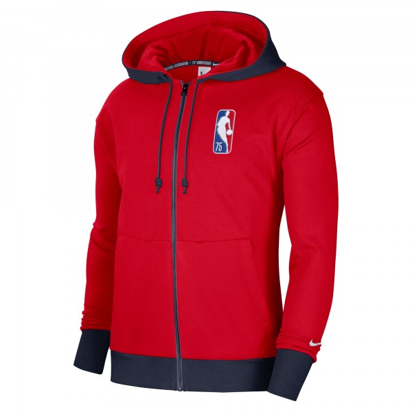 Толстовка на молнии Houston Rockets Nike 2021/22 City Edition Courtside Heavyweight Fleece - Red/Navy - фирменная одежда NBA