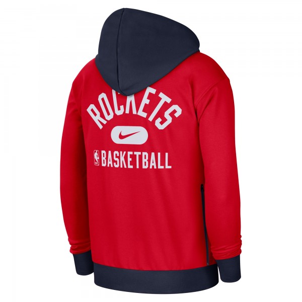 Толстовка на молнии Houston Rockets Nike 2021/22 City Edition Courtside Heavyweight Fleece - Red/Navy - фирменная одежда NBA