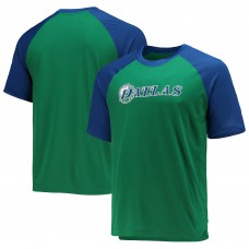 Футболка Dallas Mavericks Nike 2021/22 City Edition Pregame Warmup Shooting Raglan Performance - Green/Blue