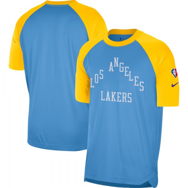 Футболка Los Angeles Lakers Nike 2021/22 City Edition Pregame Warmup Shooting - Blue/Gold