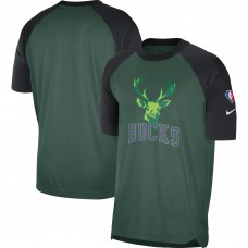 Футболка Milwaukee Bucks Nike 2021/22 City Edition Pregame Warmup Shooting - Green/Black