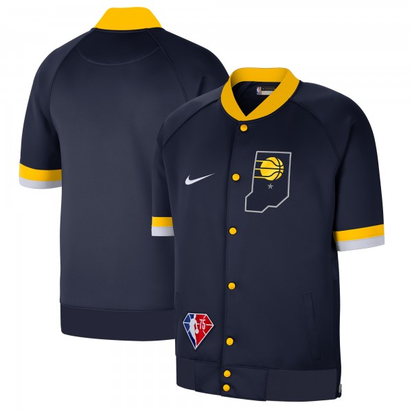 Куртка легкая с коротким рукавом Indiana Pacers Nike 2021/22 City Edition Therma Flex Showtime - Navy/White