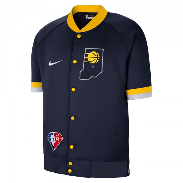 Куртка легкая с коротким рукавом Indiana Pacers Nike 2021/22 City Edition Therma Flex Showtime - Navy/White