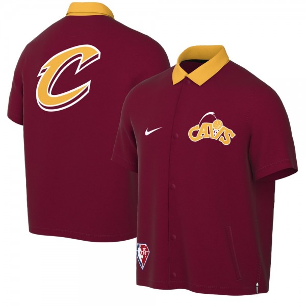 Куртка с коротким рукавом Cleveland Cavaliers Nike 2021/22 City Edition Therma Flex Showtime - Wine/Gold