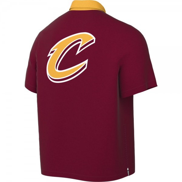 Куртка с коротким рукавом Cleveland Cavaliers Nike 2021/22 City Edition Therma Flex Showtime - Wine/Gold