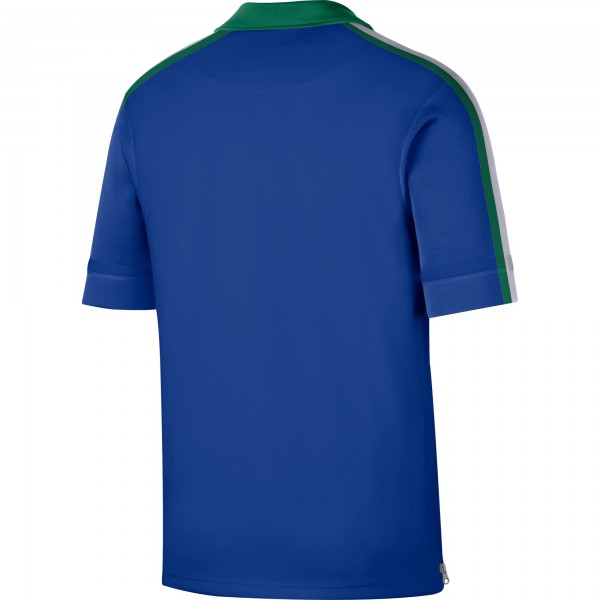 Рубашка с коротким рукавом Dallas Mavericks Nike 2021/22 City Edition Therma Flex Showtime Collar - Blue/Green