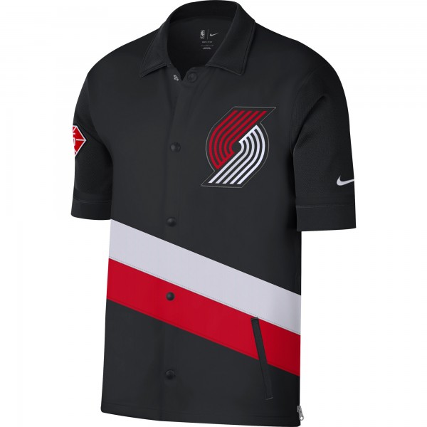 Куртка с коротким рукавом Portland Trail Blazers Nike 2021/22 City Edition Therma Flex Showtime - Black/Red
