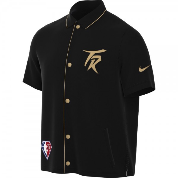 Куртка с коротким рукавом Toronto Raptors Nike 2021/22 City Edition Therma Flex Showtime - Black/Gold