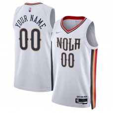 Игровая именная майка New Orleans Pelicans Nike 2021/22 Swingman - City Edition - White