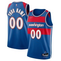 Игровая именная майка Washington Wizards Nike 2021/22 Swingman - City Edition - Royal