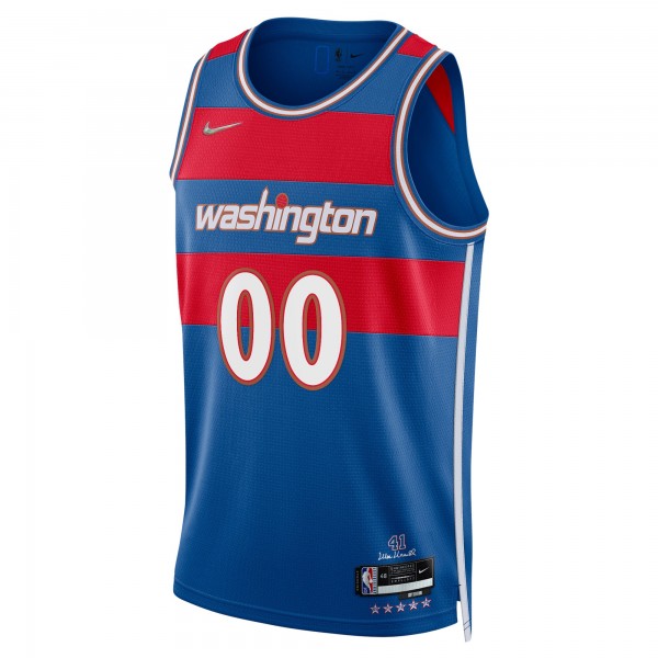Игровая именная майка Washington Wizards Nike 2021/22 Swingman - City Edition - Royal - личная джерси НБА