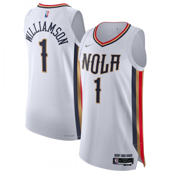 Игровая майка Zion Williamson New Orleans Pelicans Nike 2021/22 Swingman - City Edition - White - оригинальная джерси НБА
