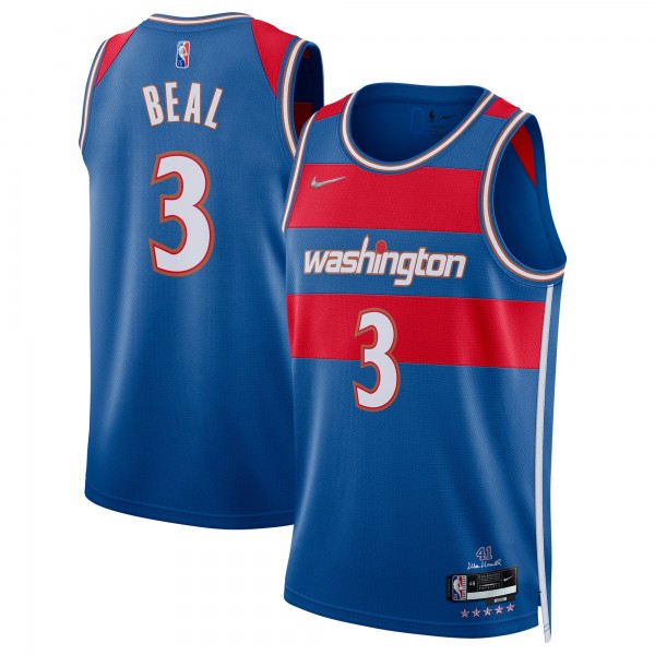 Игровая майка Bradley Beal Washington Wizards Nike 2021/22 Swingman - City Edition - Royal - оригинальная джерси НБА