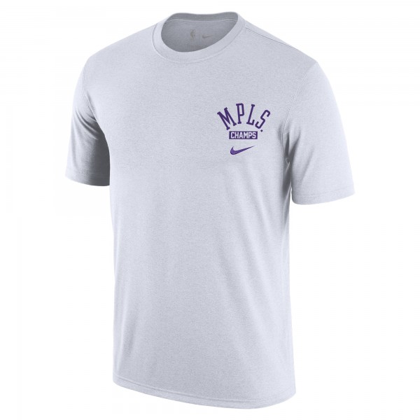 Футболка Los Angeles Lakers Nike 2021/22 City Edition Courtside Heavyweight Moments Story - White