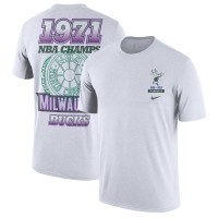 Футболка Milwaukee Bucks Nike 2021/22 City Edition Courtside Heavyweight Moments Story - White