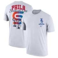 Футболка Philadelphia 76ers Nike 2021/22 City Edition Courtside Heavyweight Moments Story - White