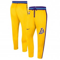 Los Angeles Lakers Nike 2021/22 City Edition Therma Flex Showtime Pants - Gold