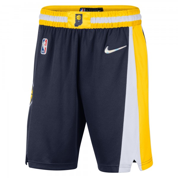 Шорты Indiana Pacers Nike 2021/22 City Edition Swingman - Navy/Gold - спортивная одежда НБА