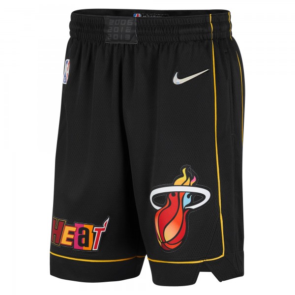 Шорты Miami Heat Nike 2021/22 City Edition Swingman - Black