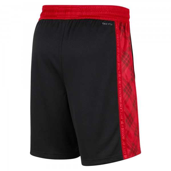 Шорты Portland Trail Blazers Nike 2021/22 City Edition Swingman - Black/Red - спортивная одежда НБА