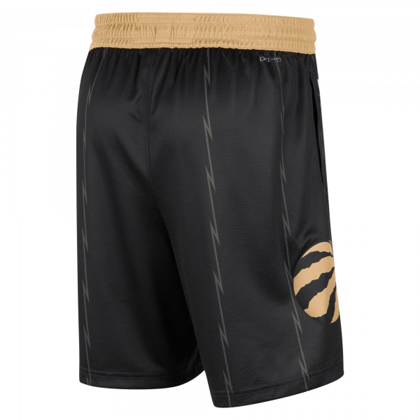 Шорты Toronto Raptors Nike 2021/22 City Edition Swingman - Black/Gold - спортивная одежда НБА