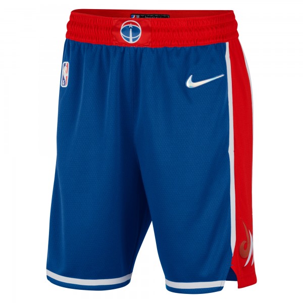Шорты Washington Wizards Nike 2021/22 City Edition Swingman - Royal/Red - спортивная одежда НБА