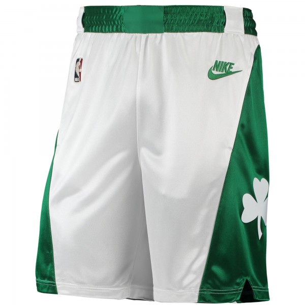 Шорты Boston Celtics Nike 2021/22 Classic Edition Swingman Performance - White/Kelly Green - спортивная одежда НБА
