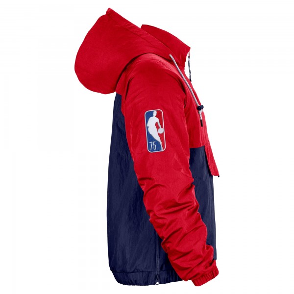 Куртка Brooklyn Nets Nike 2021/22 City Edition Colorblock Crinkle - Red/Blue