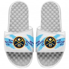 Шлепки Denver Nuggets ISlide 90s Paper Cup - White