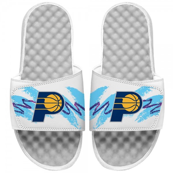 Шлепки Indiana Pacers ISlide 90s Paper Cup - White