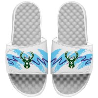 Шлепки Milwaukee Bucks ISlide 90s Paper Cup - White